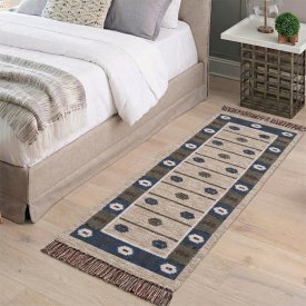 Коврик грязезащитный KREAFORTA Cauvery 60x180 см хлопок цвет бежевый