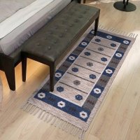 Коврик грязезащитный KREAFORTA Cauvery 60x120 см хлопок цвет бежевый