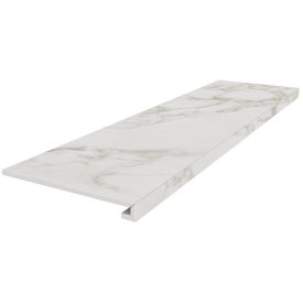 Ступень клееная Kerama Marazzi Монте Тиберио серая светлая матовая 1195х330х9 мм