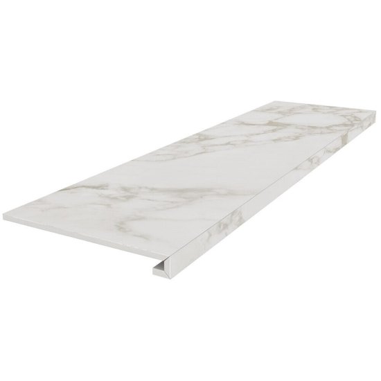 Ступень клееная Kerama Marazzi Монте Тиберио серая светлая матовая 1195х330х9 мм