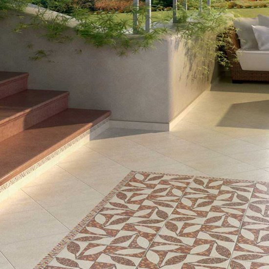 Ступень угловая Kerama Marazzi Аллея кирпичная 300х300х8 мм