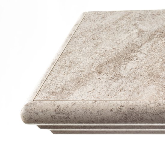 Ступень угловая Kerama Marazzi Терраса серая правая 300х300х8 мм