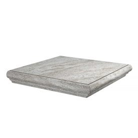 Ступень угловая Kerama Marazzi Терраса серая левая 300х300х8 мм