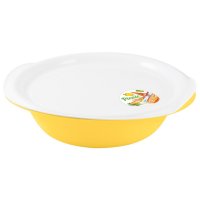 Миска ПОЛИМЕРБЫТ Summer time 6л с крышкой подносом пластик