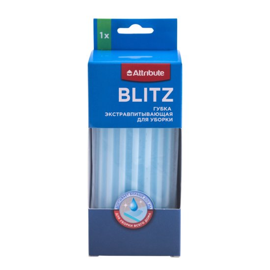 Губка Attribute Blitz 12.5x4.5 см