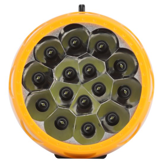 Фонарь прожекторный Трофи TSP10 светодиодный 15 LED 1,5 Вт аккумуляторный Li-Ion 1,5 мАч ударопрочный пластик 2 режима (Б0016537/60188)