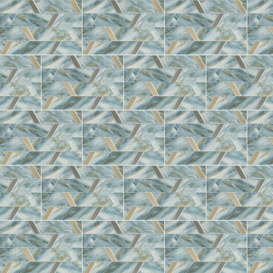 Плитка декор Axima Виченца мультиколор d1 400x280x8 мм