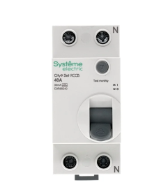 УЗО Systeme Electric City9 set вдт а 2p  40а 30ма тип-a 230в C9R68225