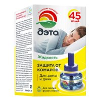 Жидкость для фумигатора ДЭТА от комаров 45 ночей 30мл