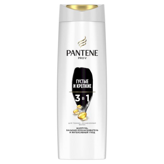 Шампунь Pantene Pro-V 3в1 Густые и Крепкие 360 мл