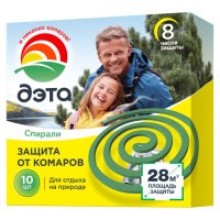 Спирали ДЭТА от комаров 10шт