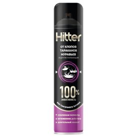 Аэрозоль HITTER от клопов, тараканов, муравьев и других ползающих 300мл