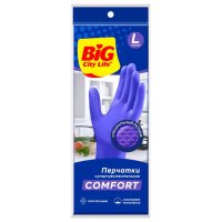 Перчатки BIG CITY LIFE Comfort латексные суперчувствительные размер L