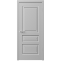 Дверь межкомнатная глухая Комфорт-3 70x220 см эмаль цвет гейнсборо с замком и петлями