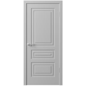 Дверь межкомнатная глухая Комфорт-3 70x220 см эмаль цвет гейнсборо с замком и петлями