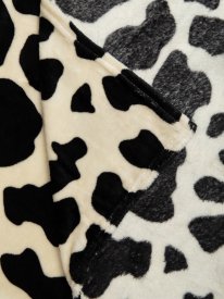 Плед Далматинец 150x200 см фланель цвет черно-белый