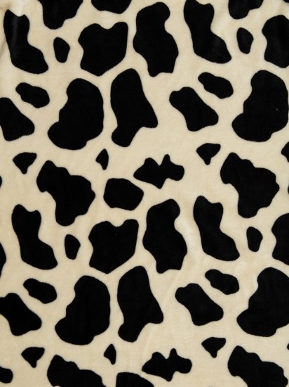 Плед Далматинец 150x200 см фланель цвет черно-белый