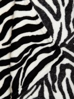 Плед Зебра 150x200 см фланель цвет черный