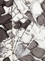 Плед Камешки 150x200 см фланель цвет серый