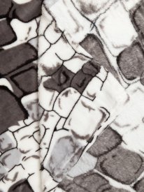 Плед Камешки 150x200 см фланель цвет серый