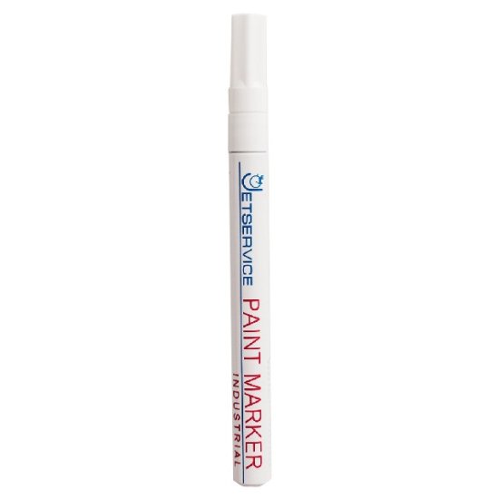 Маркер-краска JETSERVICE белый 1,5-3мм