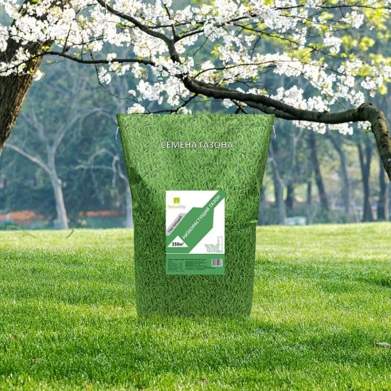 Семена газонной травы Настоящий низкорастущий Газон Сити 10 кг