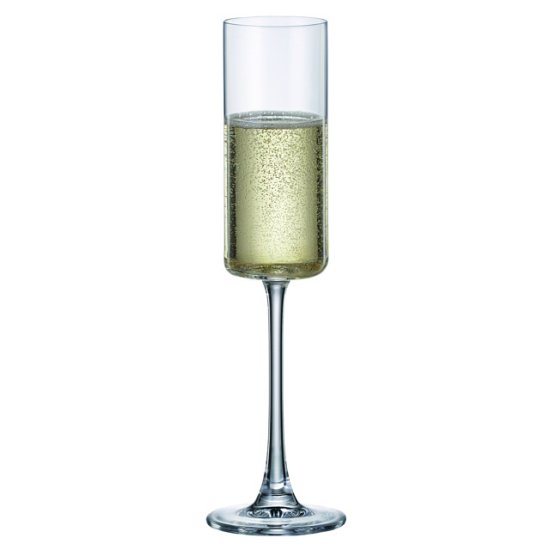 Набор бокалов CRYSTAL BOHEMIA Junco 2шт 160мл шампанское стекло