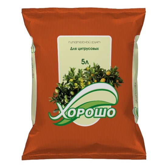 Почвогрунт СЕЛИГЕР-АГРО Хорошо для цитрусовых 5л