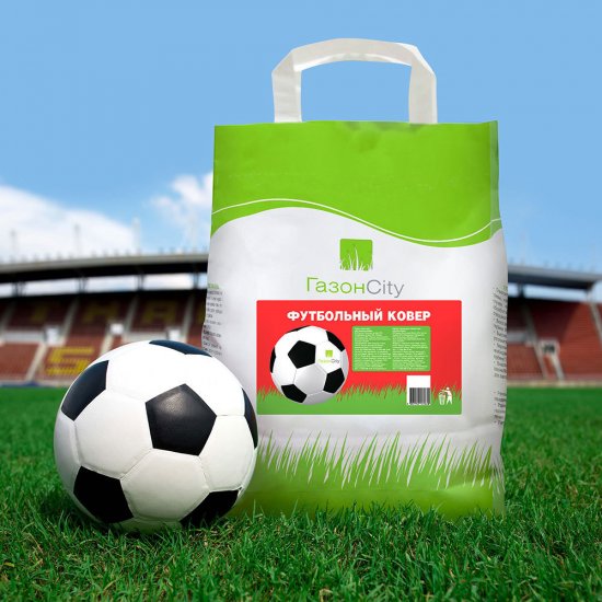Семена газонной травы Эконом Футбольный ковер Газон Сити 1,8 кг