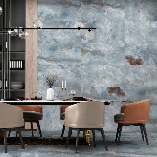 Керамогранит GlobalTile Moonlight синий 800x400x8,3 мм (5 шт.=1,6 кв.м)