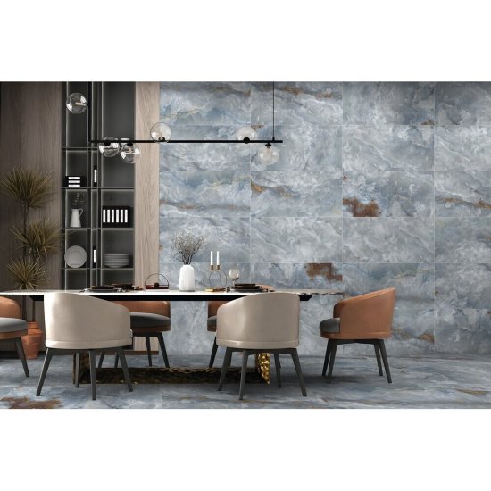 Керамогранит GlobalTile Moonlight синий 800x400x8,3 мм (5 шт.=1,6 кв.м)