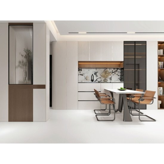 Керамогранит GlobalTile Lavina белый 600х600х9,4 мм (4 шт.=1,44 кв.м)