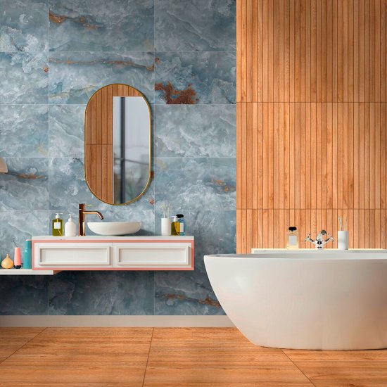 Керамогранит GlobalTile Woodstock бежевый рейки 800х400х8,3 мм (5 шт.=1,6 кв.м)