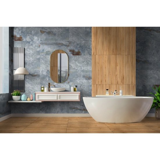 Керамогранит GlobalTile Woodstock бежевый рейки 800х400х8,3 мм (5 шт.=1,6 кв.м)