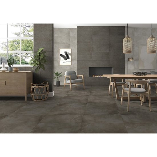 Керамогранит GlobalTile Onega серый 800х400х8,3 мм (5 шт.=1,6 кв.м)