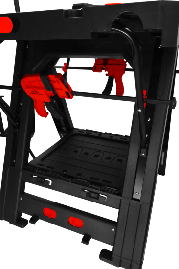 Верстак столярный складной Vertextools 2070-07 690x860x1300 мм максимальная нагрузка 125 кг