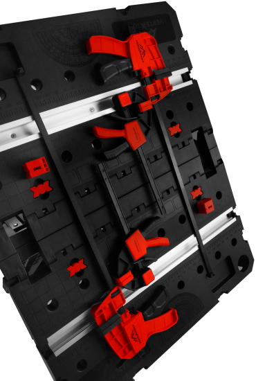 Верстак столярный складной Vertextools 2070-07 690x860x1300 мм максимальная нагрузка 125 кг