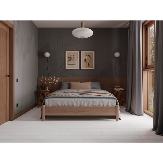 Ламинат 34 класс Norland Comfort+ Лумина серый 1,91 кв.м 8 мм с подложкой 2 мм с фаской влагостойкий
