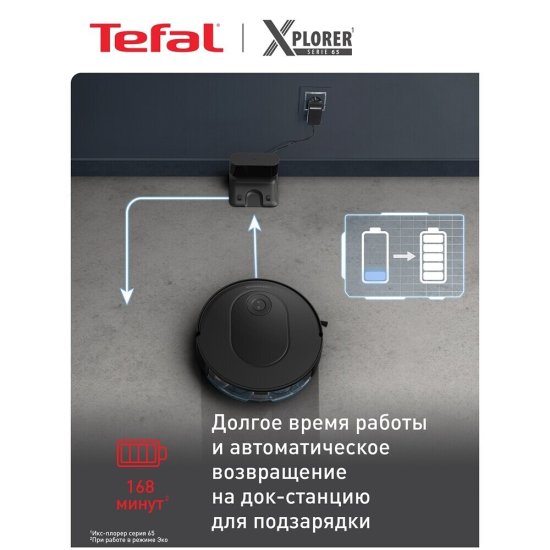 Робот-пылесос Tefal X-Plorer Serie 65+ RG8L65WH