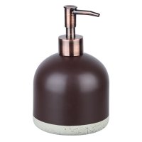Дозатор для жидкого мыла Naturel керамика коричневый