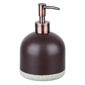 Дозатор для жидкого мыла Naturel керамика коричневый