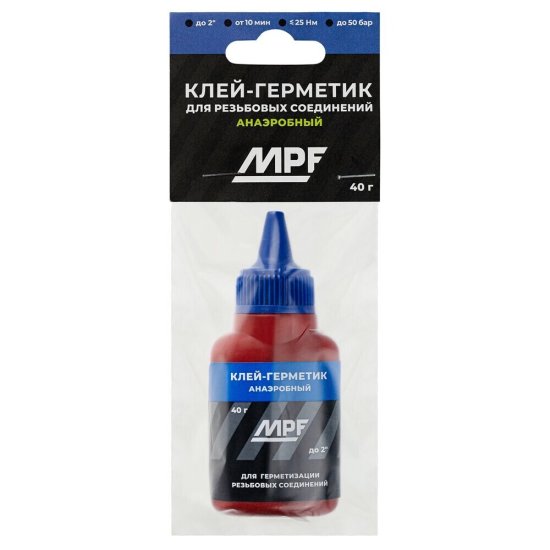Анаэробный клей-герметик MPF красный 40 г