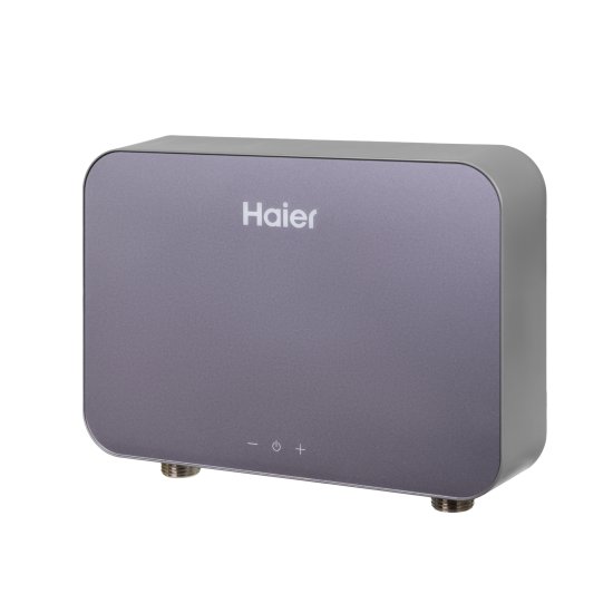 Проточный водонагреватель электрический Haier Smart-EI6 5.7 кВт серый