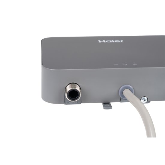 Проточный водонагреватель электрический Haier Smart-EI6 5.7 кВт серый