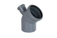 Отвод канализационный 45° 110x50 мм прямой полипропилен