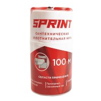 Нить для герметизации резьбы Sprint полимерная 100 м