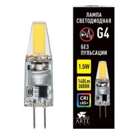 Лампа светодиодная ARTE LAMP Луго 1,5Вт G4 LED 140Лм 3000К капсула