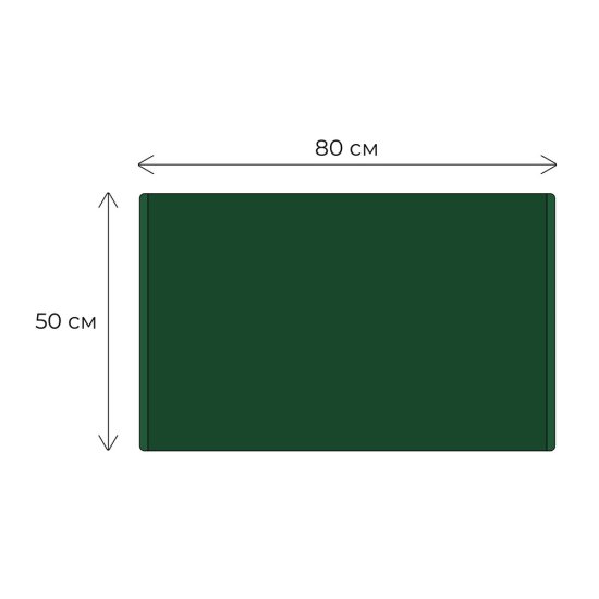 Коврик для ванной зеленый 80х50 см Fixsen Musk (8010F)