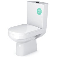 Унитаз-компакт GESSO W103 горизонтальный дюропласт быстросъем