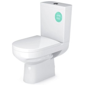 Унитаз-компакт GESSO W103 горизонтальный дюропласт быстросъем